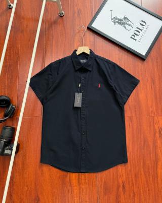 Ralph Lauren Shirt Classic Oxford Cotton Short Sleeve Casual Shirt