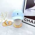 Ralph Lauren Hat Ice Blue Navy Pony Everyday Baseball Cap