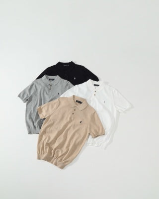 Ralph Lauren Wool-Blend Knit Polo Shirt